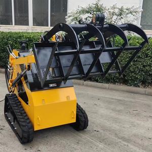 DP-T360 petite chargeuse à chenilles compacte avant EPA/EURO 5 petite chargeuse avec râteau de paysage - Product Image 2