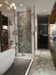 Dalle de marbre vert amazonite de qualité supérieure, pierre naturelle de luxe - Product Image 5