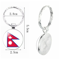 Porte-clés drapeau national Afrique du Sud Égypte Libye Tunisie Éthiopie Maroc Pendentif en cristal Bijoux Vente en gros pas cher Souvenir drapeau