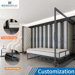 Expositor de Colchones Giratorio Extraíble Personalizado, Soporte de Metal Saxony Deslizante para Colchones Plegables para Sala de Exposiciones - Product Image 4