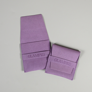 Glampkg Custom OEM Wholesale New Arrival Green Microfiber <b>Gift</b> Jewelry Packaging Bag Security Necklace <b>Envelope</b> Pouch - Product Image 5