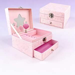 Caja Musical de Papel Cuadrada Giratoria de Color Sólido de Lujo Yiyu, Personalizable, con Manivela, Ecológica, Regalo para Mujeres, Niñas, Bodas, Cumpleaños - Product Image 1