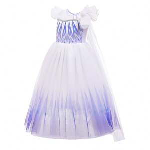 Vente en gros 3-10 ans princesse <span class=keywords><strong>reine</strong></span> <span class=keywords><strong>des</strong></span> <span class=keywords><strong>neiges</strong></span> <span class=keywords><strong>Elsa</strong></span> robe avec accessoires couronne tresse baguette HCGD-029 - Product Image 4