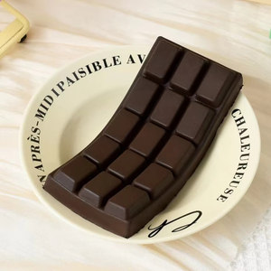 Juguete Blandito de Chocolate Simulado, TPR Suave y de Rebote Lento, Juguetes Antiestrés, Juguetes Sensoriales para Adultos - Product Image 5
