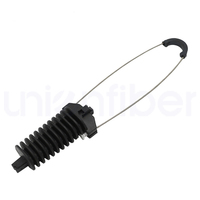 Abrazadera de tensión PA300 para fibra óptica ADSS de 4-8 mm, abrazadera de anclaje tipo cuña de 300N para cable de bajada FTTH
