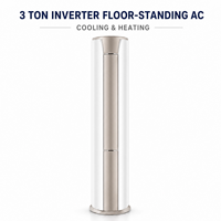 Climatiseur split sur pied 3 tonnes Inverter, unité de refroidissement et de chauffage, refroidissement rapide, déshumidification intelligente pour hôtels