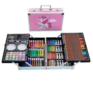 US Art Supply 102-Piece Deluxe Art Creativity Set with Wooden Case - Artist  Painting, Sketching and Drawing Set, 24 Watercolor Paint Colors, 17