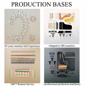 Nouveau <span class=keywords><strong>piano</strong></span> mécanique à queue en bois laqué noir de taille moyenne - pour la pratique dans une salle de <span class=keywords><strong>piano</strong></span>, la décoration de centres culturels et sportifs - Product Image 3