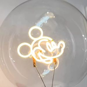 Moderna Lampada Notturna Portatile di Topolino in Alluminio, Stile Cartoon Minimalista, Personalizzata e Creativa per Camera <span class=keywords><strong>da</strong></span> Letto dei Bambini - Product Image 2