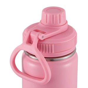 Bouteille d'eau isotherme de sport en acier inoxydable à double paroi de 18 oz de haute qualité, personnalisée, avec poignée - Product Image 3