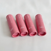 Tube d'emballage en papier de carton de cylindre biodégradable conteneur de maquillage cosmétique pour tube de papier de baume à lèvres push up