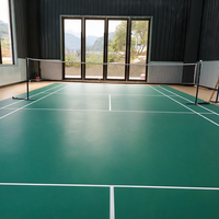 Revêtement de sol sportif en PVC Runsure, durable, pour la rénovation des anciennes surfaces, résistant à l'usure, pour les aires de jeux, Arabie Saoudite, Moyen-Orient, échantillon gratuit