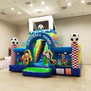 <b>Large</b> outdoor kids chateau gonflable bouncy castle with slide <b>inflatable</b> football games combo park - Product Image 2