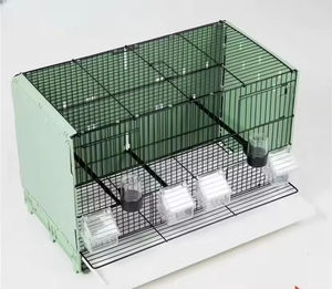 Jaulas de Malla de Hierro de Buena Calidad para Pájaros Silvestres, Transportadores Metálicos para Periquitos y Canarios, Jaulas de Cría de Aves - Product Image 1