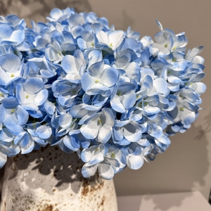 LUYI Fiori Artificiali in Seta Blu e Rosa, Ortensie Fatte a Mano per Matrimoni e Decorazioni Domestiche, Vendita all'Ingrosso - Product Image 3