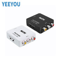 Convertidor HDMl a RCA de alta calidad, adaptador de HDTV a AV, caja pequeña para TV, PS3, PS4, PC, DVD, x-box, proyector