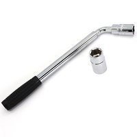 Clé de roue à douille télescopique professionnelle clé à pneu de type L outil de changement de pneu de démontage
