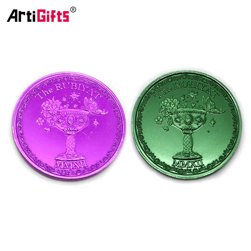 Personalizada a granel encanto moneda molde de artesanías de Metal recuerdo aluminio moneda espacios en blanco