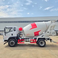 Camion malaxeur à béton Dongfeng à essieu unique haute efficacité, moteur Yuchai 240 chevaux, tambour de mélange de 7,5 mètres cubes avec moteur