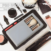 Ensemble de pinceaux professionnels de haute qualité pour le maquillage du visage, avec manche en plastique et virole en aluminium, 30 pièces/ensemble, durables et respectueux de la peau