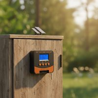 Contrôleur de charge solaire MPPT 10A 20A 12V 24V avec écran LCD, régulateur de panneau solaire, chargeur de batterie photovoltaïque pour système solaire