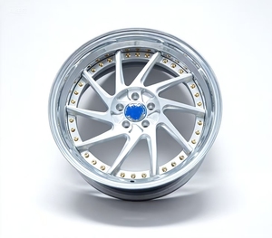 Custom Deep Dish Chrome 2 3 Piezas <span class=keywords><strong>5</strong></span> Radios Ruedas de aleación forjadas Llantas de coche 16 17 18 19 20 <span class=keywords><strong>21</strong></span> 22 Pulgadas para S2000300ZX Toyota Supra - Product Image 1