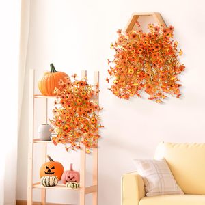 ดอกไม้ประดิษฐ์ตกสำหรับตกแต่งกลางแจ้งดอกคุณแม่เทียมสีส้มตกของตกแต่งในฤดูใบไม้ร่วงสำหรับตกแต่งหม้อหน้าบ้าน - Product Image 3