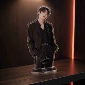 YAKELIKE Stray Kids <span class=keywords><strong>Dolt</strong></span> อัลบั้มใหม่ อะคริลิคพัซเซิลการ์ดตั้งโต๊ะสองด้าน ของขวัญ ลี ลอง ฟู หวง ซวน เฉิน ของที่ระลึกแบบสั่งทำพิเศษ - Product Image 2