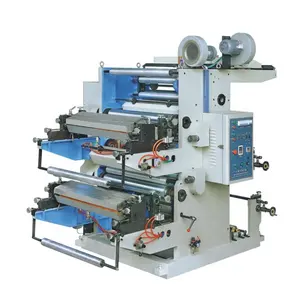 High quality 6 colour flexo printing machine in mexico Plastic Film New 2 Color Flexo Flexographic Printing Printers