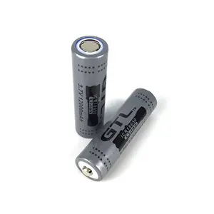 灰色GTL 12000MAH 18650锂电池可充电锂平顶电池快速充电