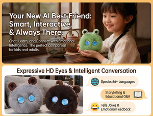 Durable Eco-friendly Interactive Emotional Learning AI Plush Toy for Toddlers Parent-Child <b>Games</b> VLG Brand Plastic/Polyester - Product Image 3