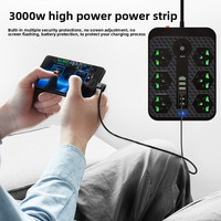 Multiprise industrielle en PC pour l'Asie du Sud-Est avec 4 ports USB, modèle 205, pour la Thaïlande, le Moyen-Orient et l'extension UK