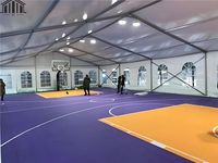 Tente de sport personnalisée, structure en aluminium, couverture en PVC 850g, sol antidérapant pour événements sportifs, expositions, utilisation en extérieur