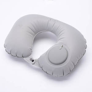Almohada de Viaje Inflable en Forma de U, Ergonómica, Impermeable, de Secado Rápido, Ajustable, con Soporte para el Cuello, en Oferta - Product Image 1