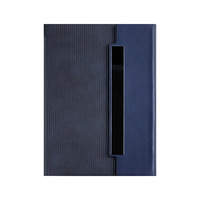 Carnet A5 personnalisé avec logo, couverture rigide en PU, triple pliage, fermeture magnétique, personnalisation pour entreprise