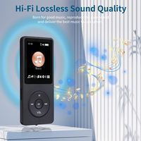 Lecteur de musique MP3 HiFi Sound avec haut-parleur Radio FM enregistreur vocal multifonctionnel Rechargeable BT Mini USB MP4 pour la course à pied sportive