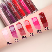 Gloss à lèvres liquide végétalien personnalisé en gros sous marque privée, fini brillant, mat ou pailleté, avec protection solaire minérale longue durée et hydratant