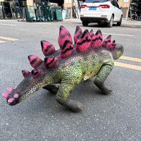Realistischer Künstlicher Animatronischer Dinosaurier für Innenräume Ferngesteuerter Gehender Springender Roboter-Ankylosaurus Hund Haustier Anpassbare Größe