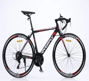 चीनी साइकिल 700c एल्यूमीनियम 55cm 60cm फ्रेम 21 गति चक्र वयस्क दौड़ सड़क बाइक