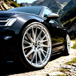 Jantes en alliage forgé chromées concaves profondes 18-21 pouces 5x112, directement de l'usine, pour <span class=keywords><strong>Audi</strong></span> <span class=keywords><strong>S3</strong></span> S4 S5 A5 A8 Q5 Q7, jantes de luxe modifiées pour voitures - Product Image 1