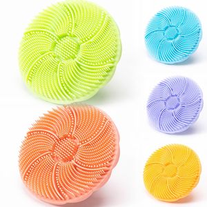 Customized Silicone Soft Bath Brush Silicone Bristles Bath Back Brush Body Washing Scrub Brushes - Product Image 5