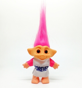 Promotionnel mignon souriant Troll poupée PVC Mini jouet modèle unisexe à collectionner pour la décoration intérieure - Product Image 2
