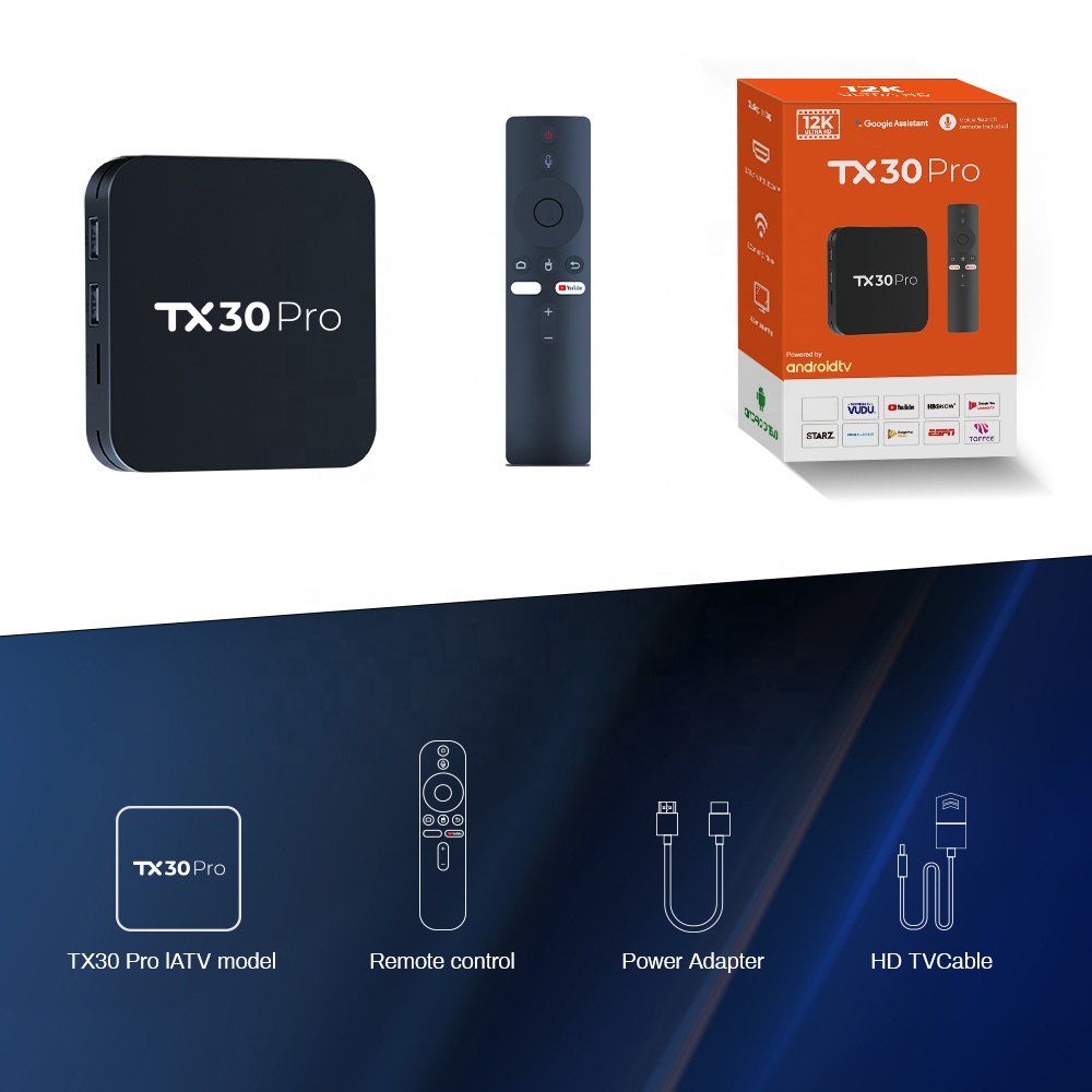 2025 WF Android Box 15.0 - YUTMART Smart Set Top Box, TX30 Pro, 4K