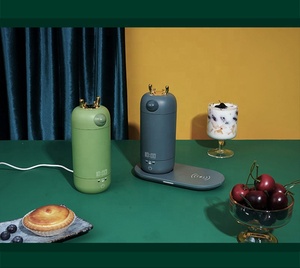 Nouvelle bouteille d'eau en acier inoxydable 316 avec affichage de la température, fabrication de yaourt portable avec recharge sans fil mobile - Product Image 6