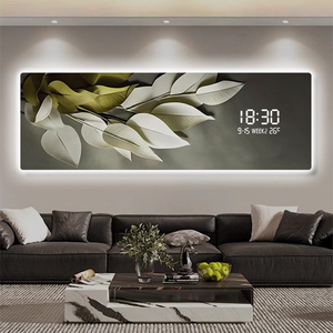 Exclusivo <span class=keywords><strong>Reloj</strong></span> <span class=keywords><strong>de</strong></span> <span class=keywords><strong>Pared</strong></span> <span class=keywords><strong>Digital</strong></span> <span class=keywords><strong>LED</strong></span> <span class=keywords><strong>3D</strong></span> - Arte <span class=keywords><strong>de</strong></span> <span class=keywords><strong>Pared</strong></span> Luminoso <span class=keywords><strong>de</strong></span> Moda con Diseño Personalizado y Visualización <span class=keywords><strong>de</strong></span> Fecha en Inglés - Product Image 2