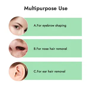 Yüksek sıcaklık dayanımı Mini burun kulak kaş şekillendirme balmumu makinesi kulak ağda kiti epilasyon ev balmumu - Product Image 3