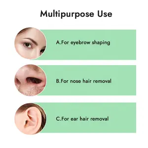 고온 저항 미니 비강 귀 눈썹 쉐이핑 왁스 기계 귀 왁싱 키트 제모 홈 왁스