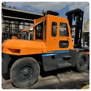 Japan Vigoshop Surplus TCM FD100 <b>Diesel</b> Forklift with Solid Tire Robust Chassis for Heavy Cargo and <b>Container</b> Lifting - Product Image 5