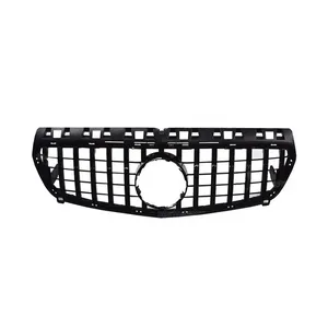 <b>For</b> Mercedes Benz A Class W176 2013 2014 2015 Front Bumper Kidney <b>Grille</b> Replacement Racing Facelift <b>Mesh</b> Grid GTR Style - Product Image 2