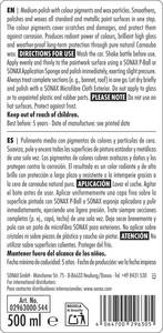 Cire et polissage pour voiture, couleur gris argenté, 500 ml, booster de brillance métallique pour finitions de peinture argentées et grises - Product Image 6